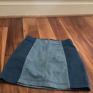 Free People Denim Skirt